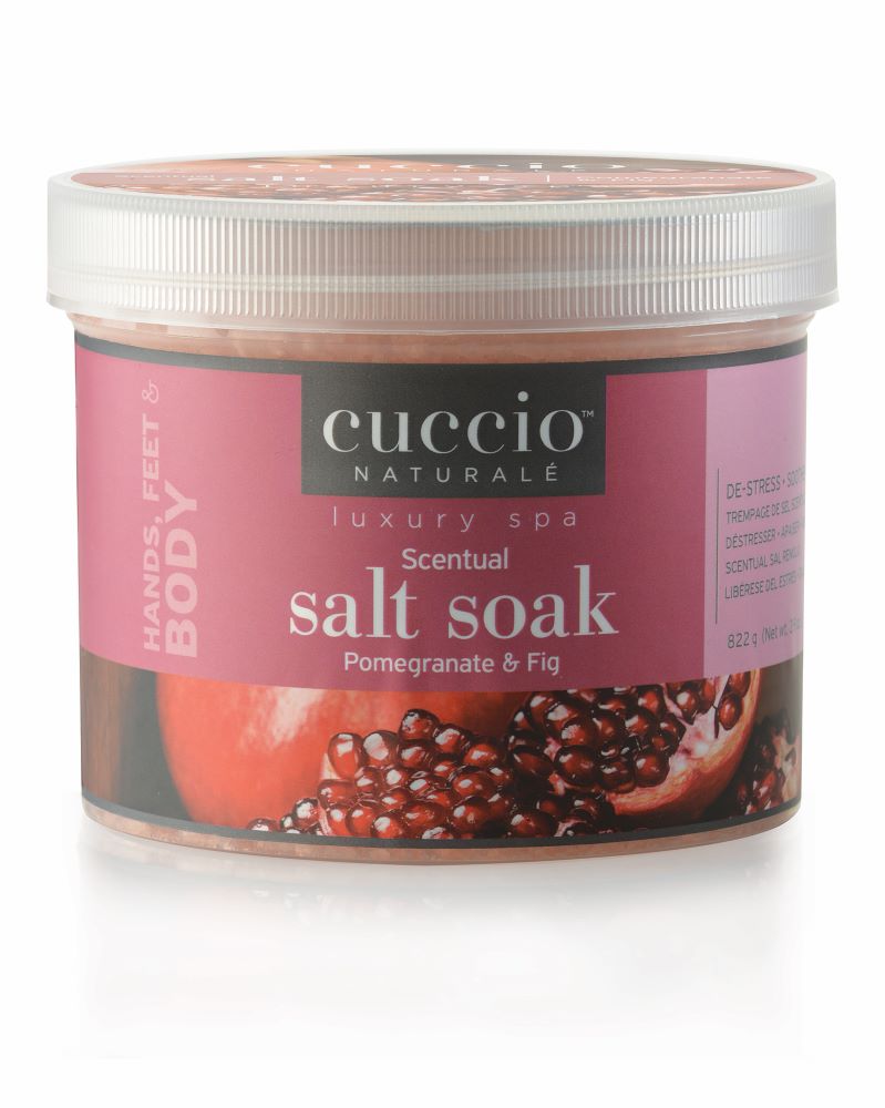 Pomegranate and Fig Scentual Salt Soaks